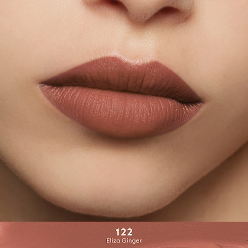 120 Sonia Light Beige, Rouge à Lèvres Mat Lipstick - 122 Eliza Ginger