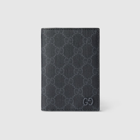 Grey interior GG passport case - black GG Supreme
