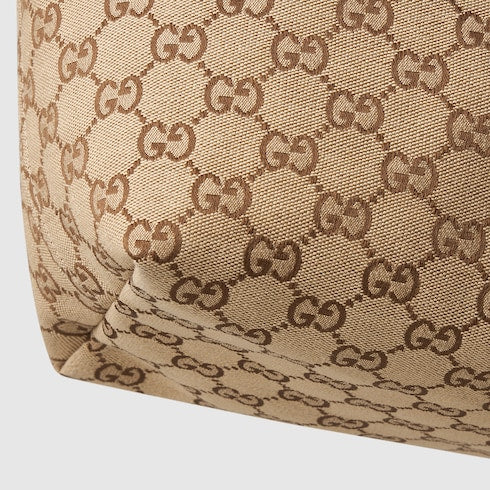 Gucci Giglio large tote bag - beige and brown GG canvas
