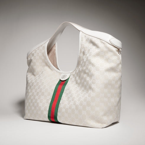Gucci Giglio large tote bag - ivory GG canvas