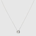 Gucci Interlocking crystal pendant necklace - 925 sterling silver