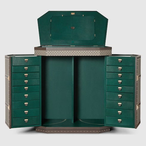 GG Supreme Jewelry Trunk - beige and ebony GG Supreme