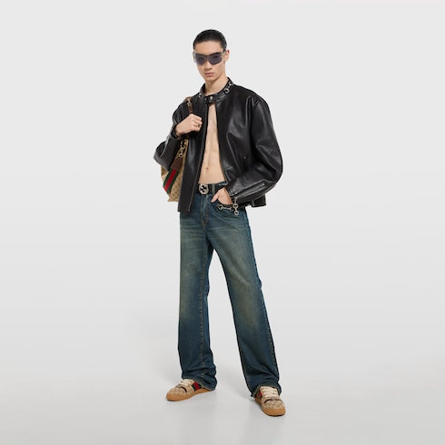 Men's Screener sneaker - sand GG canvas