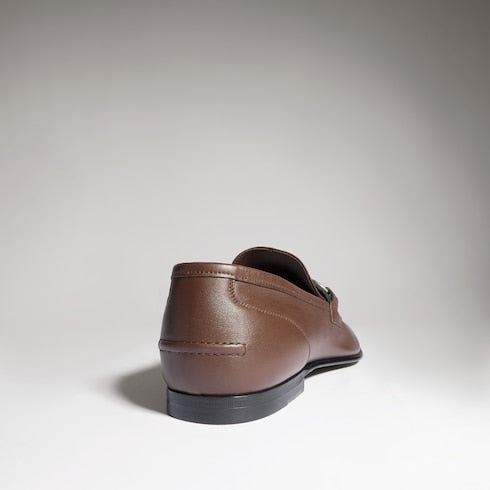 Men's Gucci Como loafer - brown leather