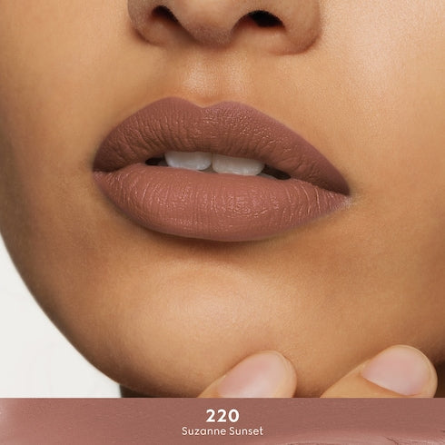 120 Sonia Light Beige, Rouge à Lèvres Mat Lipstick - 220 Suzanne Sunset