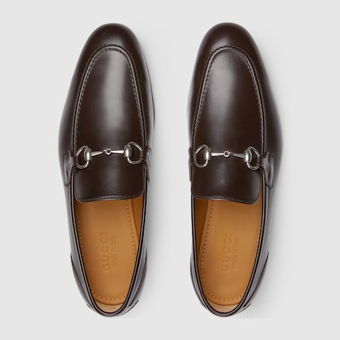 Men's Gucci Jordaan loafer - dark brown leather