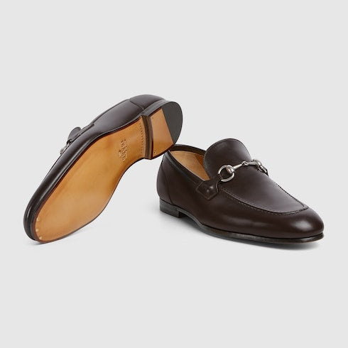 Men's Gucci Jordaan loafer - dark brown leather