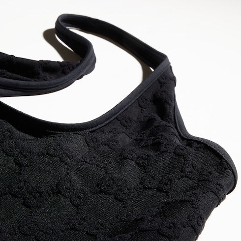 GG stretch jersey bodysuit - black