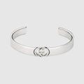 Gucci Interlocking bangle bracelet - 925 sterling silver