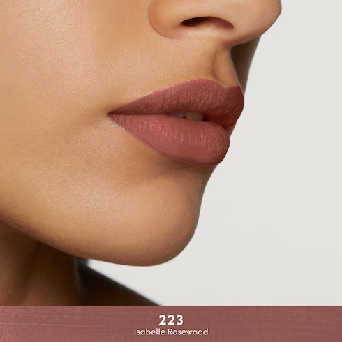 124 Emilie Brown, Rouge à Lèvres Liquide Mat Lipstick - 223 Isabelle Rosewood