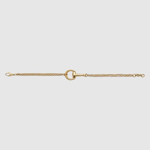 Gucci Horsebit 18k chain bracelet - 18k yellow gold
