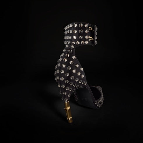 Women's Castello pump - black satin