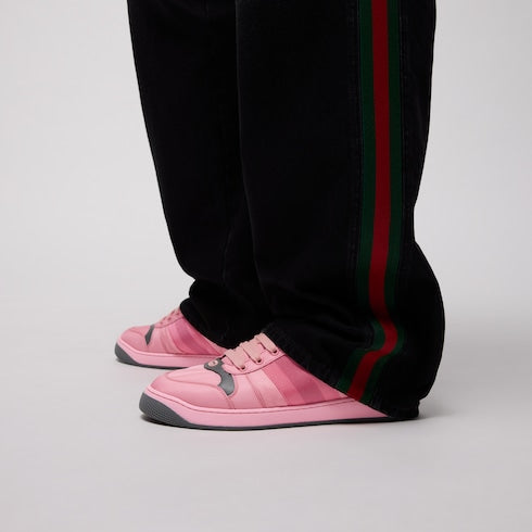 Men's Screener sneaker - bright pink nylon