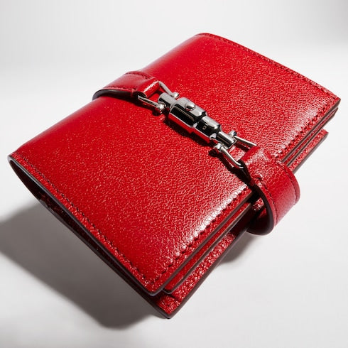 Gucci Jackie medium wallet - red leather