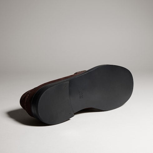 Women's Boulevard loafer - dark brown suede