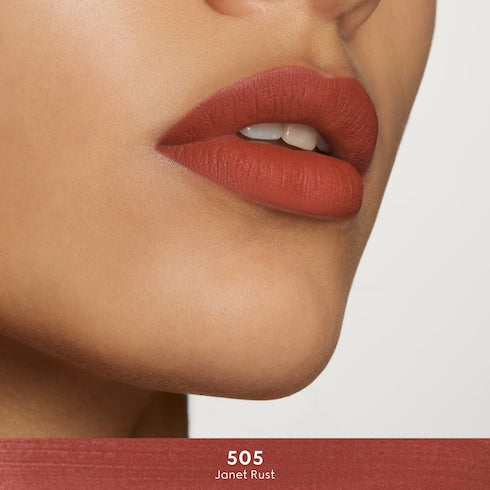 124 Emilie Brown, Rouge à Lèvres Liquide Mat Lipstick - 505​ Janet ​Rust