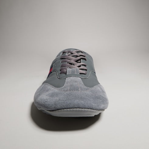 Men's Flex sneaker - grey suede and leather