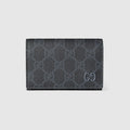 Grey interior GG card case - black GG Supreme