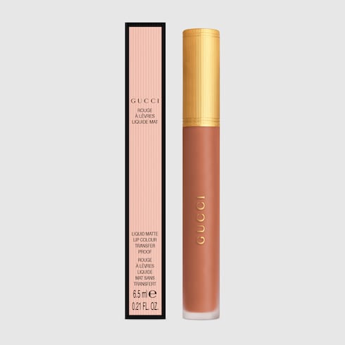 124 Emilie Brown, Rouge à Lèvres Liquide Mat Lipstick - 315 May Peach