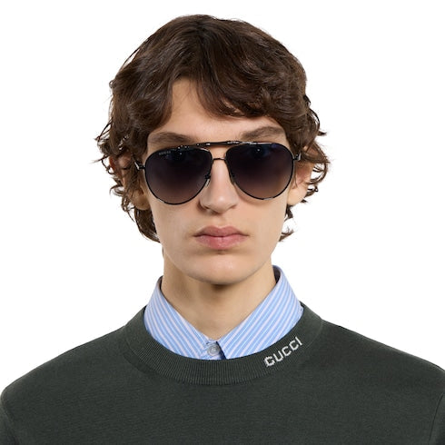 Pilot sunglasses - dark ruthenium