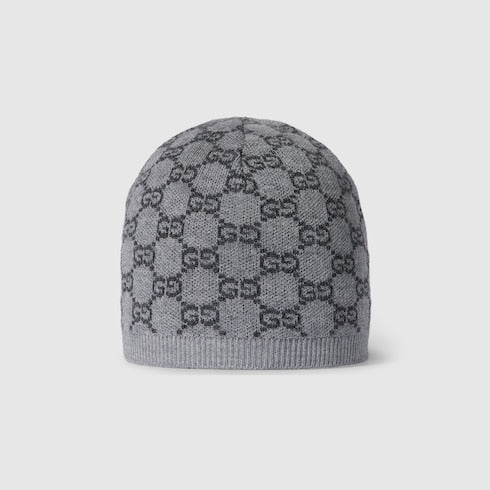 Baby GG wool hat - grey and dark grey