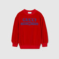 Children's chenille sweatshirt - red