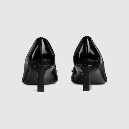 Women's Signora pump - black leather