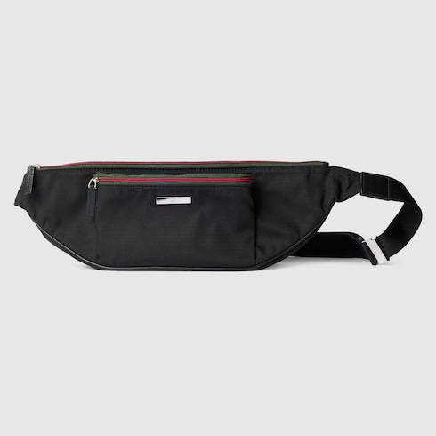 Flatpack large belt bag - black GG canvas