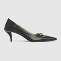 Women's Vittoria pump - black leather