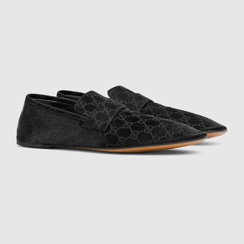 Men's Ragazzo loafer - black GG satin