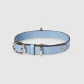 Small/medium collar - light blue fabric