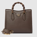Gucci Diana medium tote bag - dark taupe leather