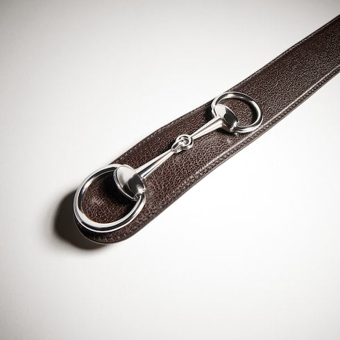 Gucci Horsebit 1955 belt - dark brown leather