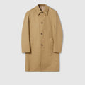 GG cotton gabardine coat - beige