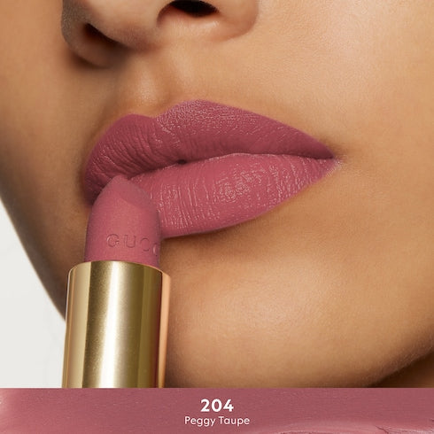 120 Sonia Light Beige, Rouge à Lèvres Mat Lipstick - 204 Peggy Taupe