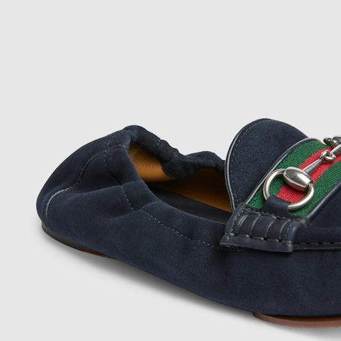 Men's Horsebit 1953 loafer - dark blue suede