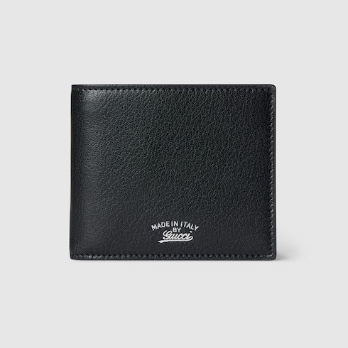 Lira bi-fold wallet - black leather