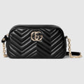GG Marmont small camera bag - black leather