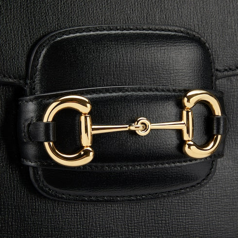 Gucci Horsebit 1955 medium shoulder bag - black leather