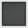 Laminated printed silk twill carré - black