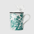 Green Herbarium Butterfly Mug - Green