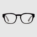 Round optical frame - black