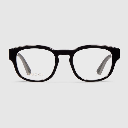 Round optical frame - black
