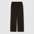 GG jersey jacquard pant - dark brown