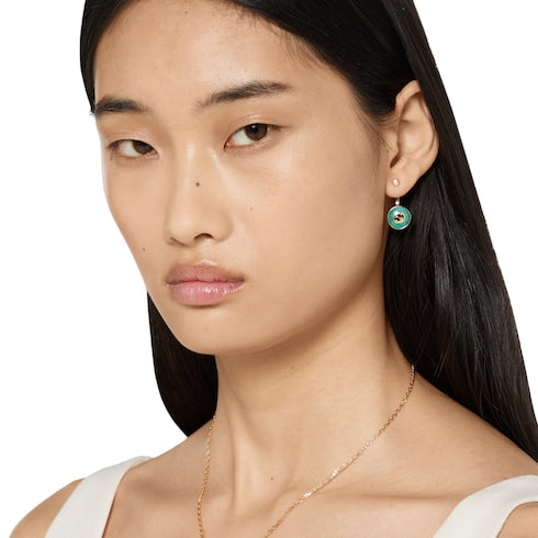 Gucci Interlocking 18k earrings - 18k yellow gold