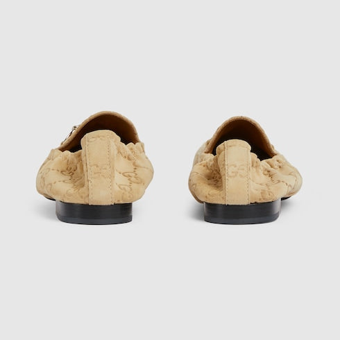 Women's Jordaan loafer - beige GG suede