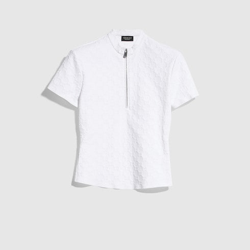GG jersey jacquard T-shirt - white