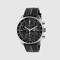 Gucci Interlocking watch, 41mm - black rubber
