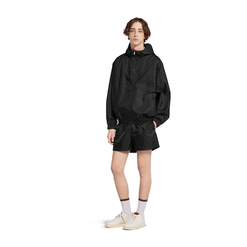 GG nylon swim shorts - black