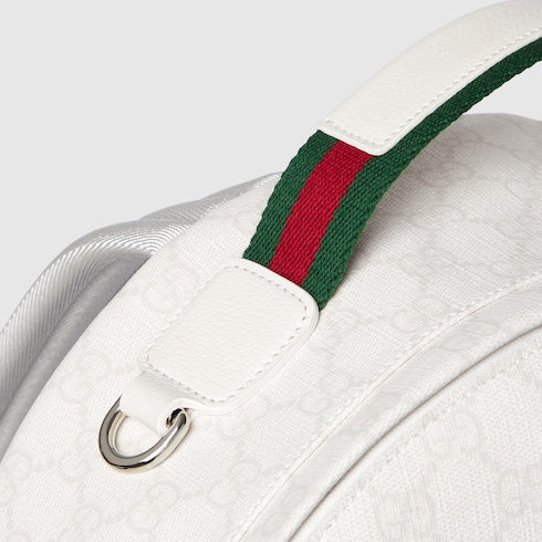 Medium GG backpack - white GG Supreme